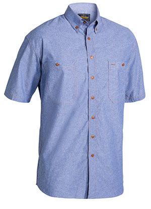 B71407 Chambray Shirt - Short Sleeve