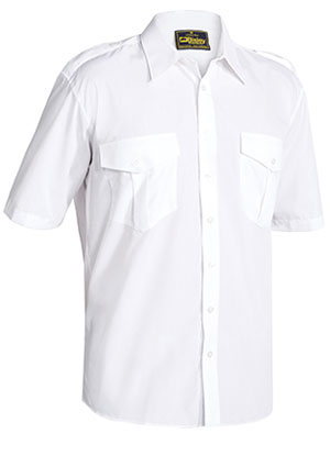 B71526 Men's Epaulette Shirt - Short Sleeve