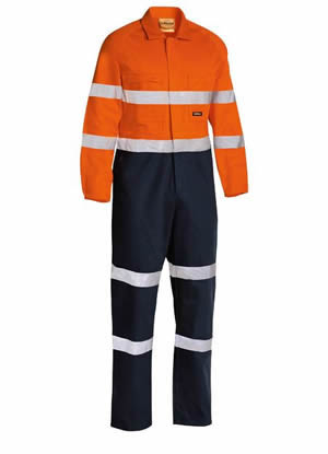 BC6357T Taped Hi Vis Drill Coverall