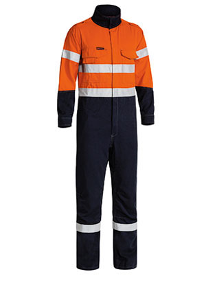 BC8086T Tencate Tecasafe Plus Taped 2 Tone Hi Vis Engineered Vented Coverall