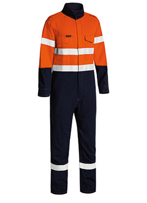 BC8186T Tencate Tecasafe Plus Taped 2 Tone Hi Vis FR Lightweight Engineered Coverall