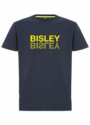 BKT097 Bisley Cotton Flipped Logo Tee