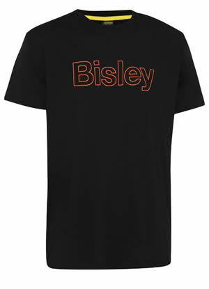 BKT084 Bisley Cotton Outline Logo Tee
