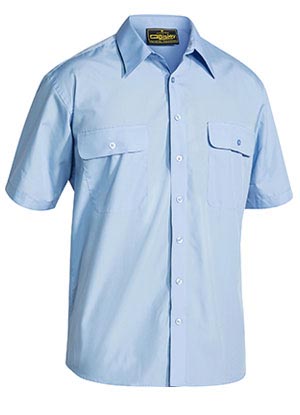 BS1526 Mens Permanent Press Shirt - Short Sleeve