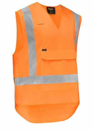 BV0440XT X Taped Hi Vis Detachable Safety Vest